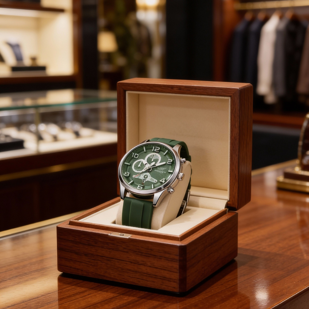 Ceas Elegant Verde